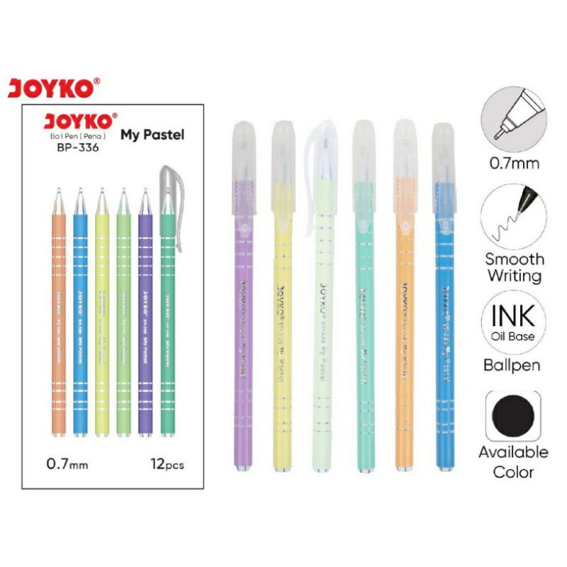 

Ball Pen Balpen Pena Pastel BP-336 MY PASTEL