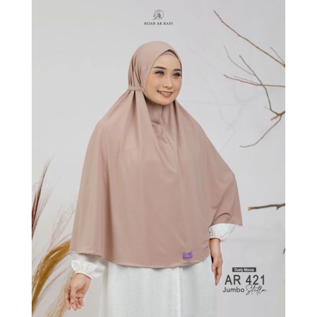Bergo Instan Tali Arrafi Ar 421 Jumbo Hijab jilbab Nonpet