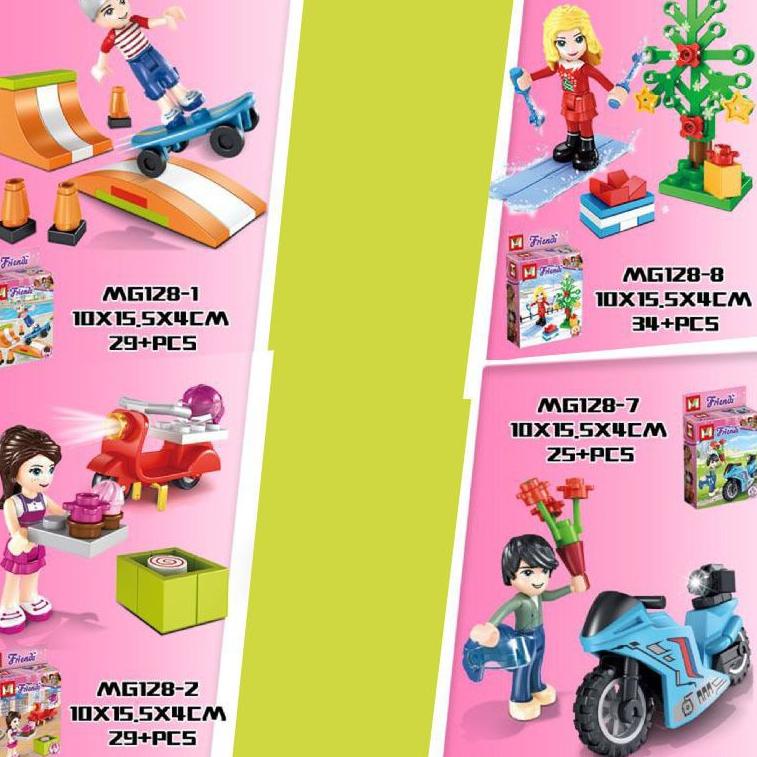 Mainan anak perempuan Lego city friends Ben + aksesoris Bricks lego friends minifigure friends ben 8