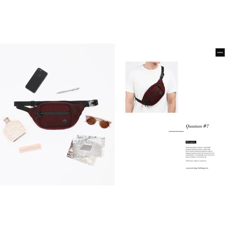 WAISBAG DISTRO ORIGINAL WARNING CLOTHING