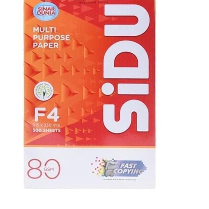 

Kertas F4 80Gr Sidu