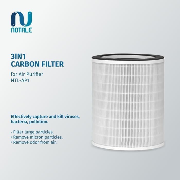 Notale Replacement HEPA Filter Pengganti for Air Purifier Notale