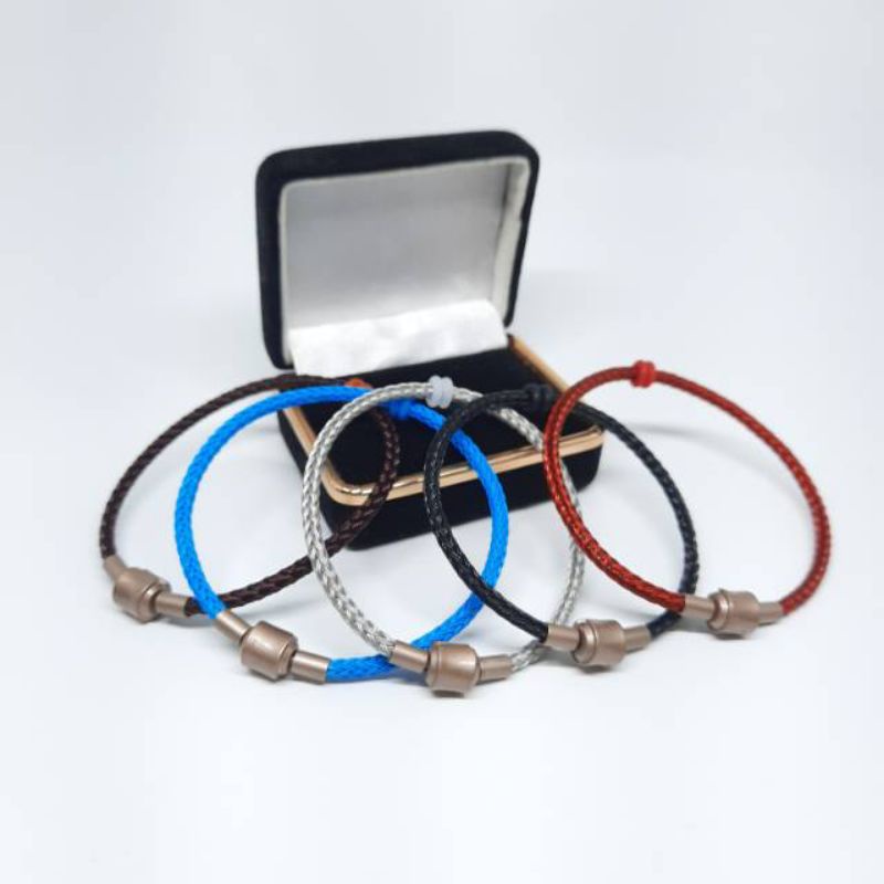 GELANG TALI KAWAT MAGNET PANDORA WATERPROOF