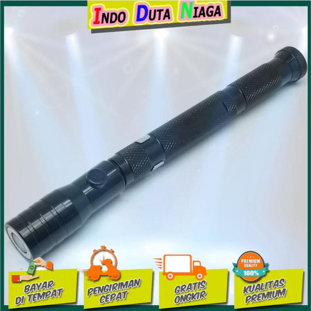 IDN TOOLS - LED Telescopic Flexible Magnetic Pick Up Flashlight