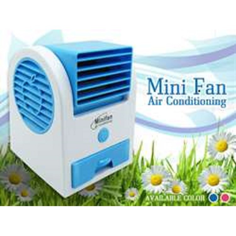 Kipas AC Duduk Mini Portable Fragrance Handy Cooler