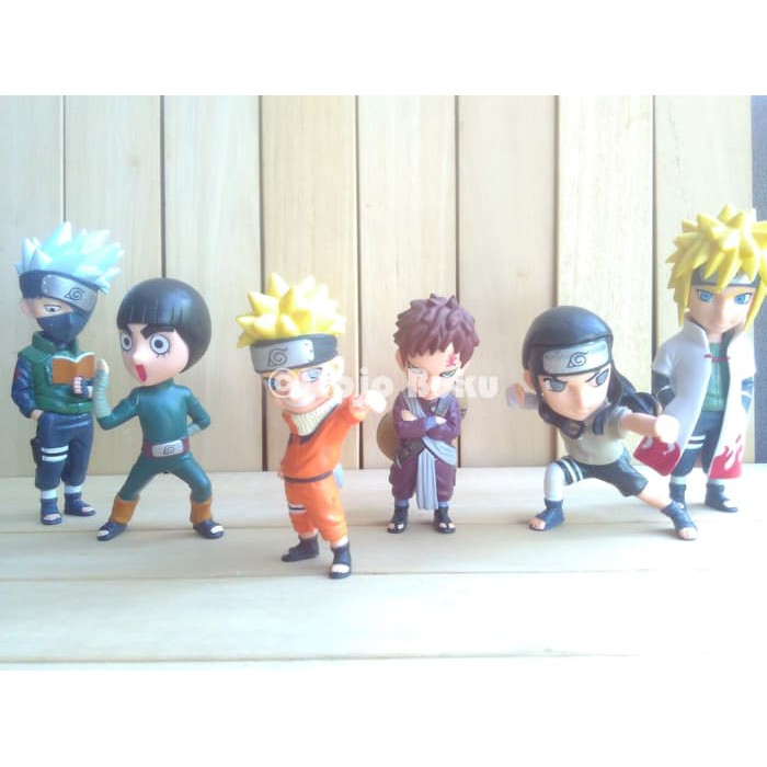 Action Figure Chibi Naruto Set 6 Karakter