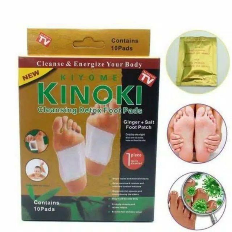 [ PENYERAP RACUN TUBUH ] Koyo KINOKI Gold Original Kaki Detox isi 10