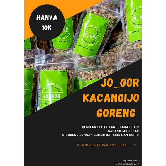 

JOGOR KacangIjo Goreng