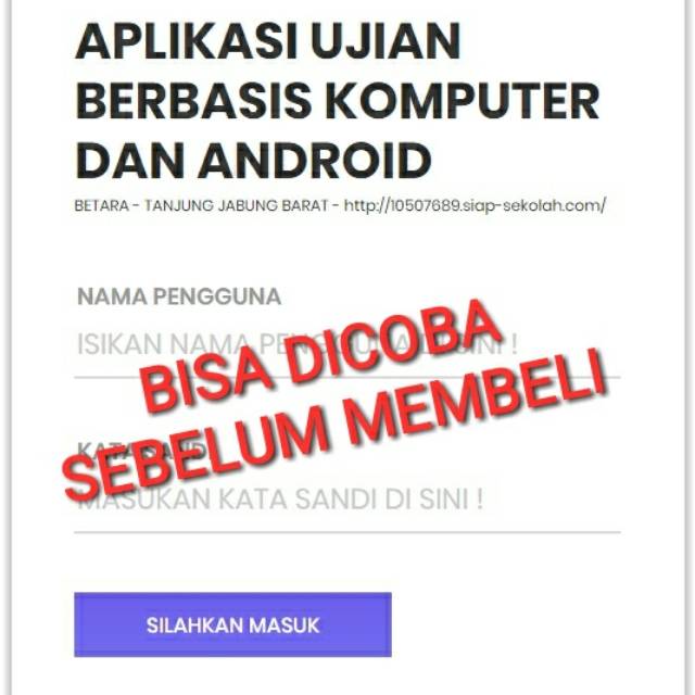 Aplikasi Ujian Berbasis Android Cbt Pro 2020 Semi Online Seperti Unbk Shopee Indonesia