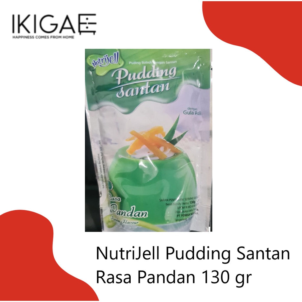 NUTRIJELL TEPUNG INSTANT PUDDING DENGAN SANTAN