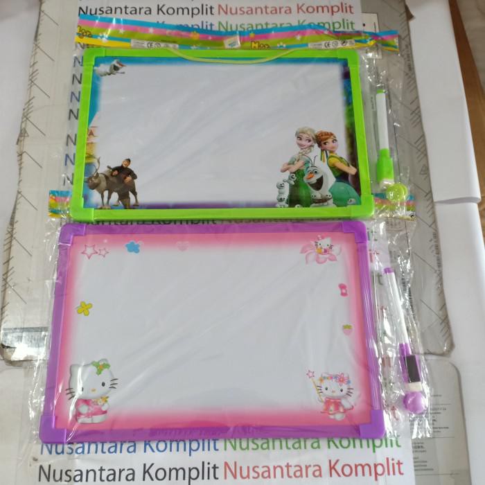 

Mija/ Papan Tulis Anak Karakter Magnet White Board Uk 40 X 30 Cm