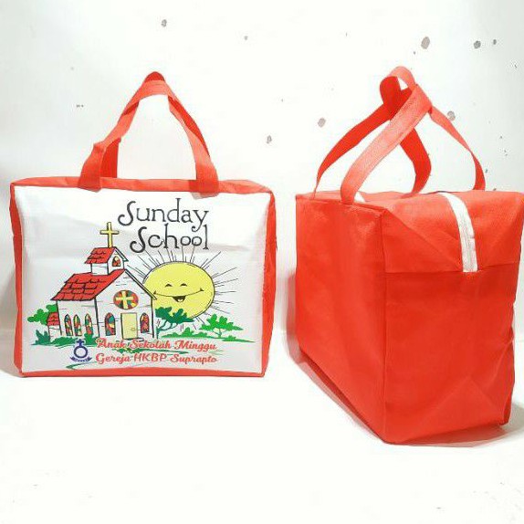 Tas Souvenir Ulang Tahun / Goodie bag / Tas resleting / souvenir ultah / tas souvenir