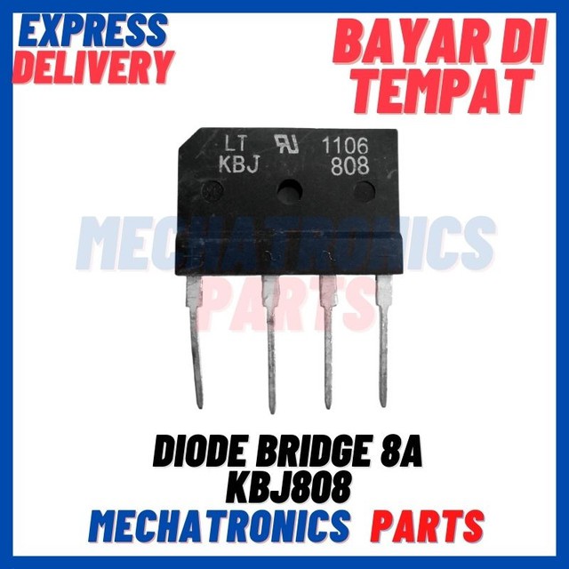 [PAS-9300] DIODE BRIDGE 8A KBJ808