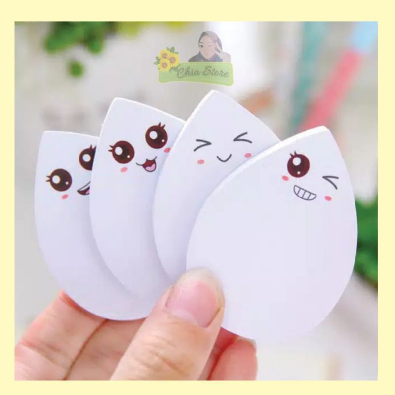 

sticky note cute water drops || memo mini || stationary