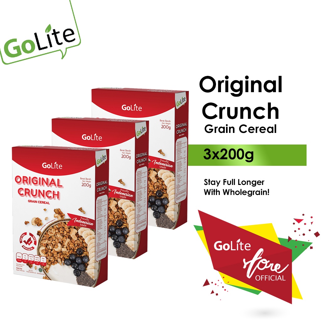 

Sereal GoLite Original Crunch Grain Cereal 200g (Triple Pack)
