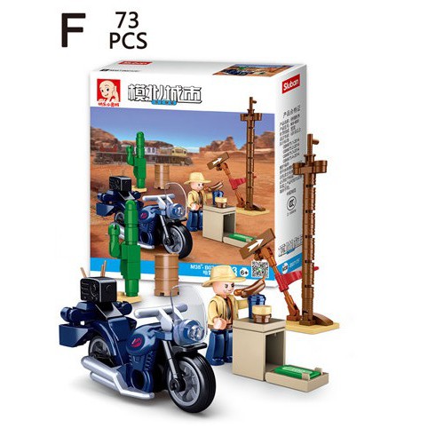 Lego Sluban motorcycle