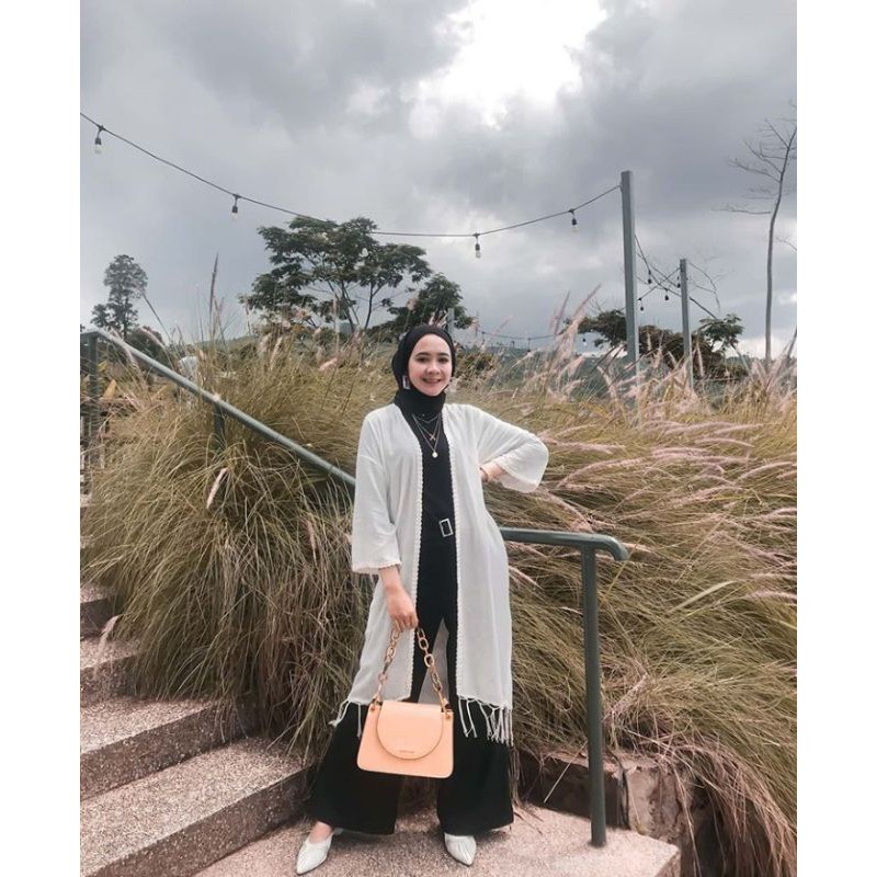 Cardigan rajut qualitas premium outer pantai bali