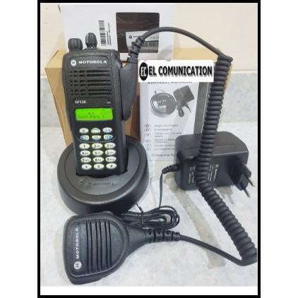 JUAL HT MOTOROLA GP 338 VHF / UHF INCLUDE EXTRAMIC LIKE NEW HT GP338