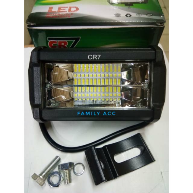 Lampu Tembak Sorot LED Bar CREE 24 LED, 24 MATA, 24 TITIK, 2 SUSUN (72 WATT)