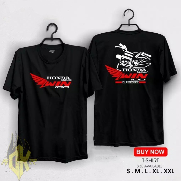 BAJU TSHIRT HONDA WIN//KAOS MOTOR, KAOS DISTRO -