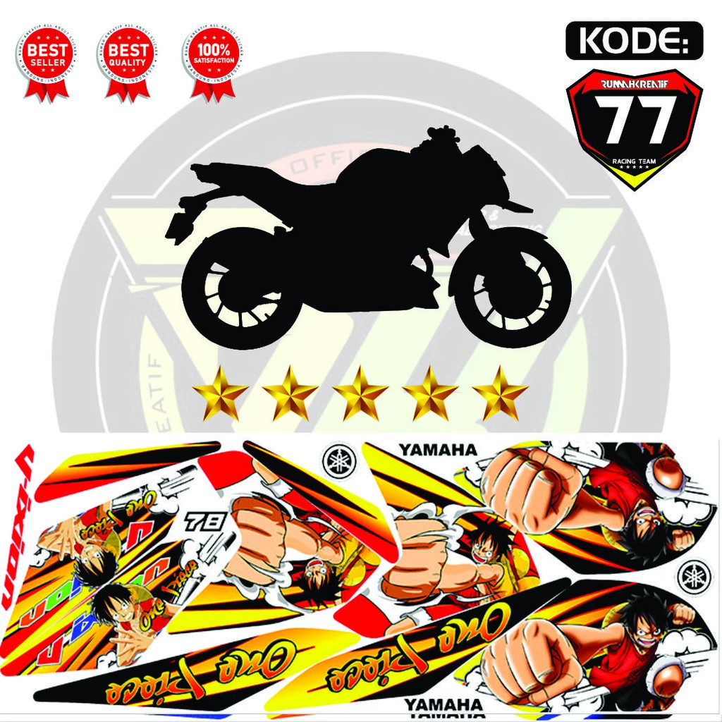 VIXION NEW 2013 LIGH (Vixion New 2013-2016 NVL) STRIPING VARIASI YAMAHA RK-AA