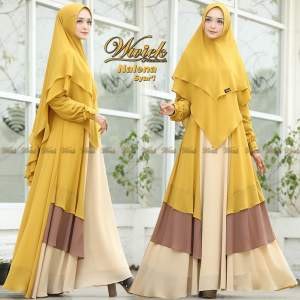 NALENA size L set gamis syari by WIWIEK MUSLIMAH