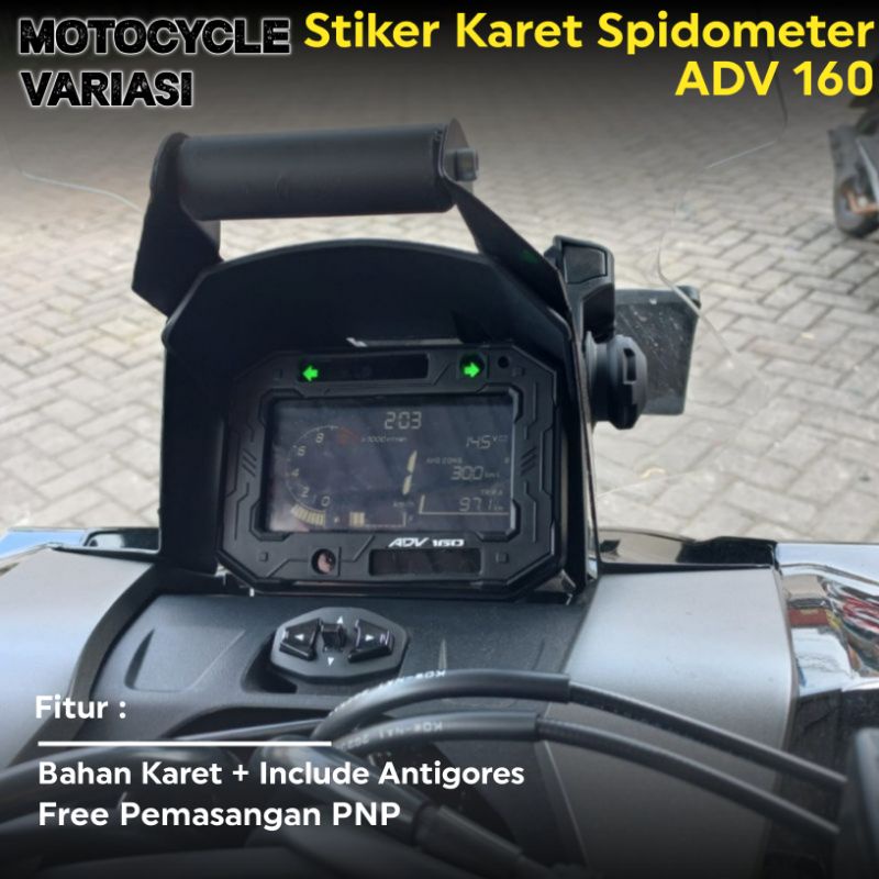 Stiker Antigores Spidometer ADV 160 V2 Karet Stiker ADV 160 Karet