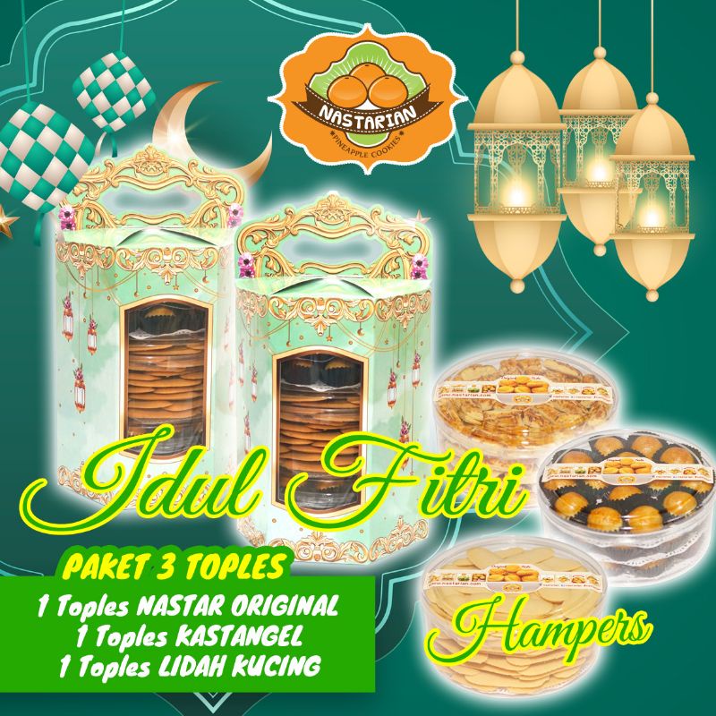 

Paket 3in1 Nastar Original, Kastangel & Lidah Kucing