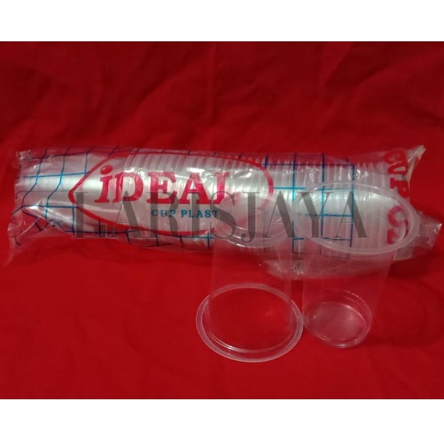 ADA PROMO Cup gelas Plastik IDEAL 16 Oz Tanpa Tutup