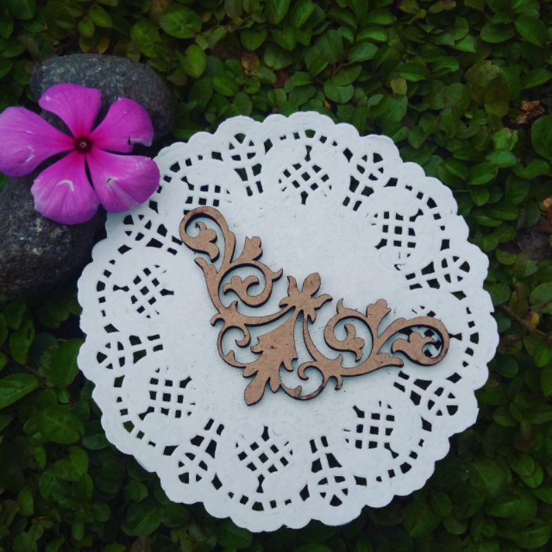 Charm Sudut 6x6 MDF Lasercut