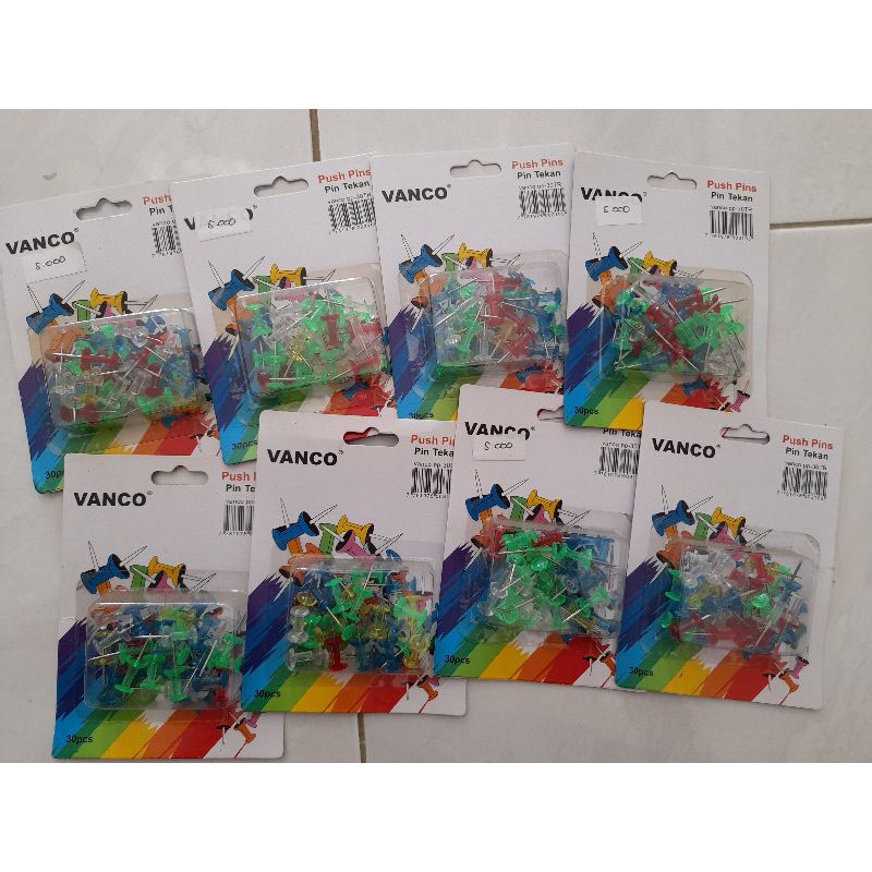 

push pins / push pin / pin tekan vanco
