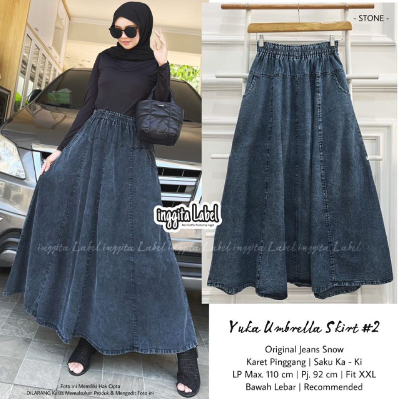 Yuka umbrella skirt#2 by Inggita label