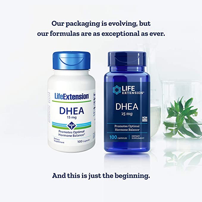 Life Extension DHEA 15 mg 100 Cap ORI USA