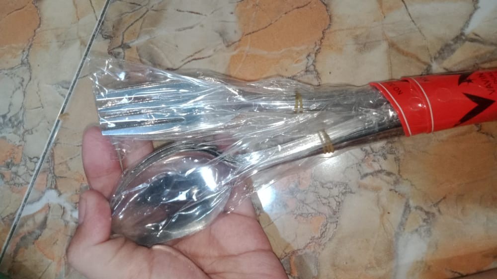 1 Lusin Garpu Makan Stainless