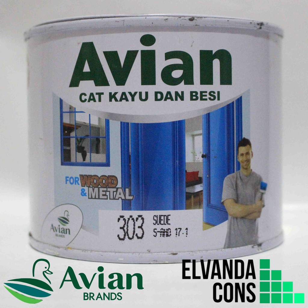 AVIAN 0,5 KG Cat Minyak Kayu dan Besi AVIAN 1/2 KG (450 cc)