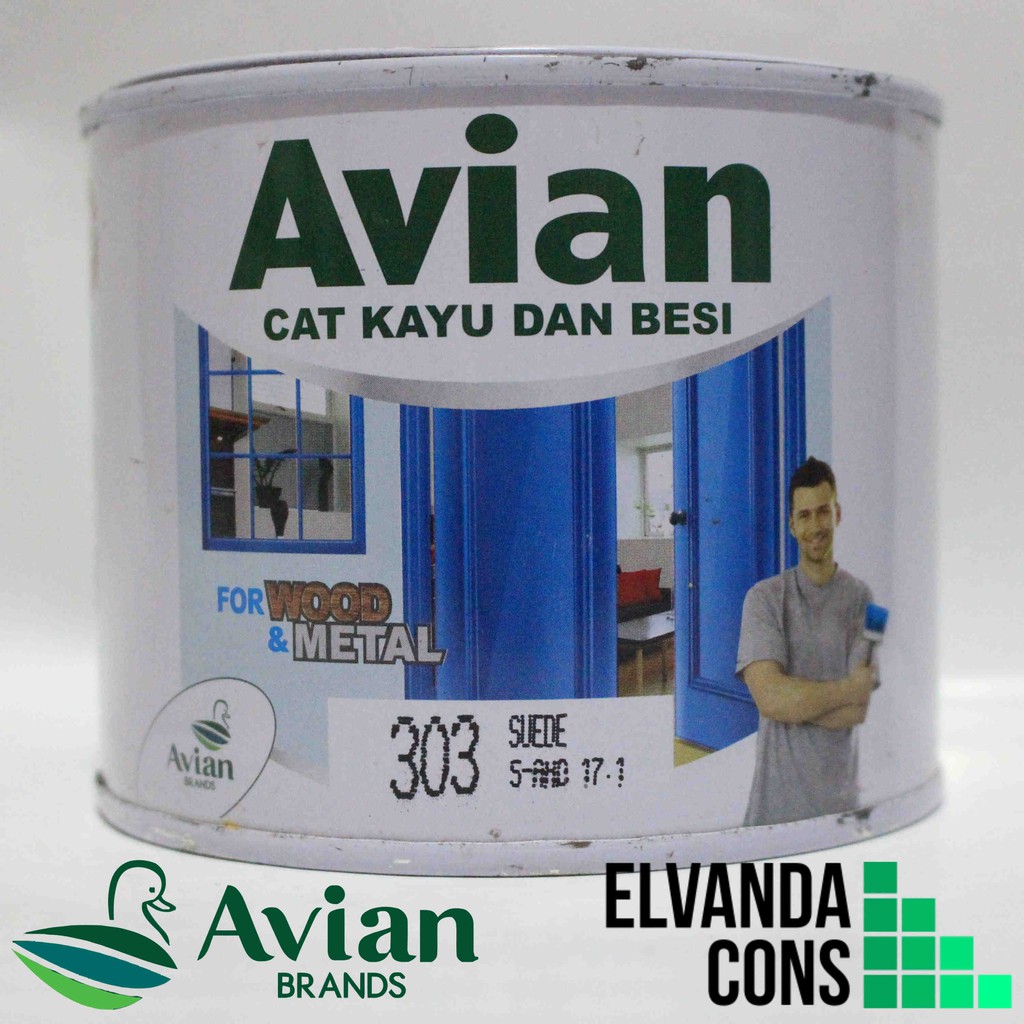 Avian 0 5 Kg Cat Minyak Kayu Dan Besi Avian 1 2 Kg Shopee Indonesia