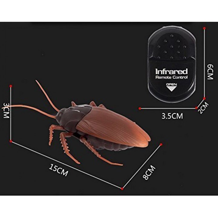 Prank Toys Giant Roach Remote Control Cocroach - Mainan Kecoa