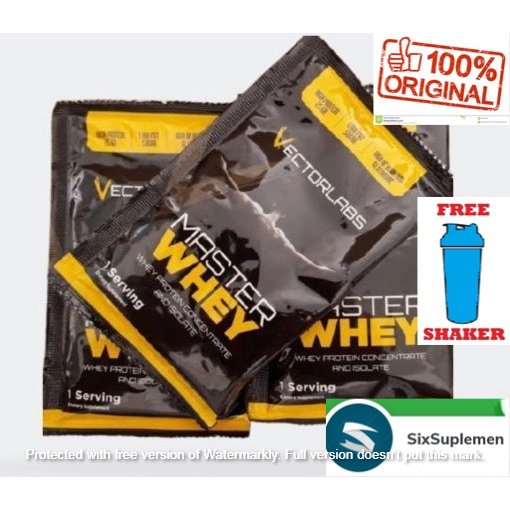 (Bonus Shaker min order 10) Master Whey 1 Sachet (Eceran)