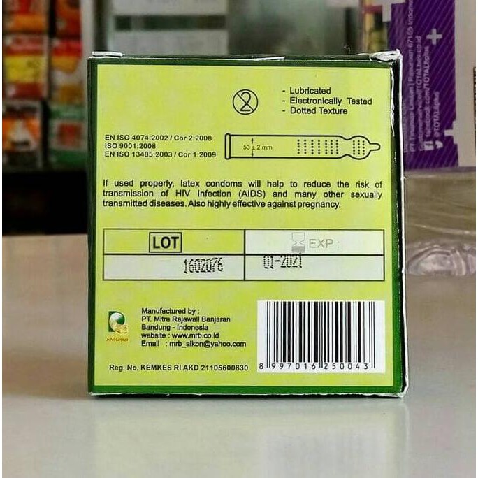 Terpercaya-Sale-Terlaris-276K76- Kondom Artika Gerigi Isi 3 - Alat Kontrasepsi