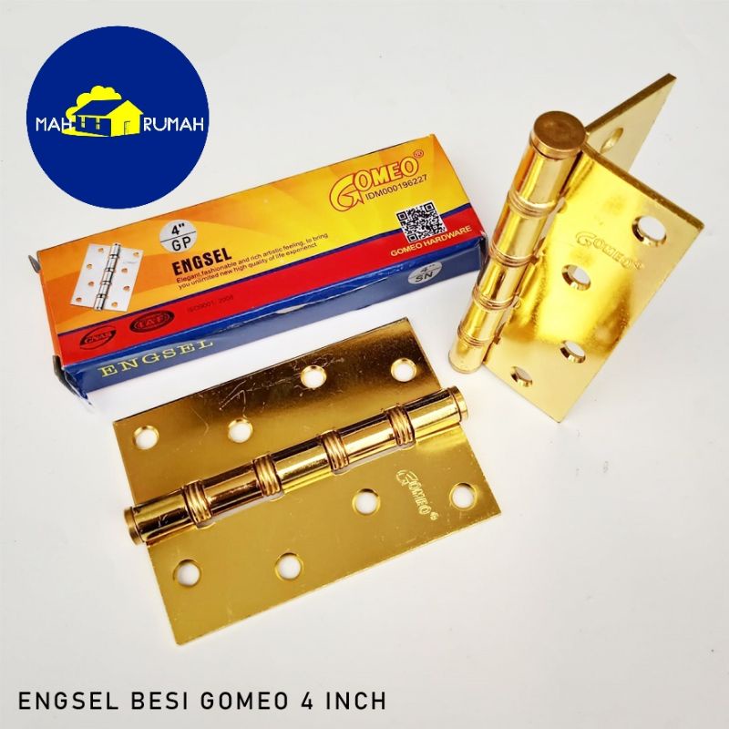 ENGSEL PLAT TEBAL Pintu Jendela - GOMEO 4&quot; x 3&quot; 4inch 4 in