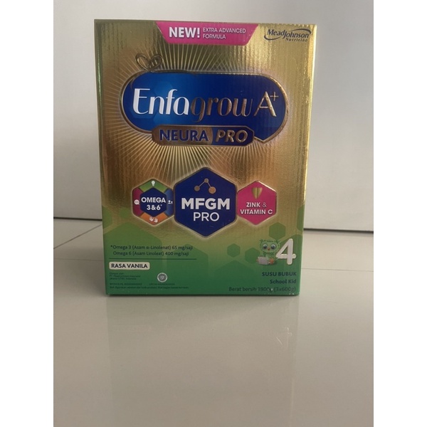 

susu enfagrow A+ 4 vanilla 1800 gram neura pro