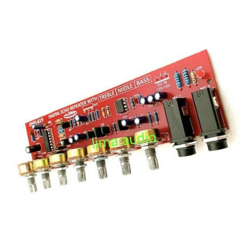 KIT DIGITAL ECHO REPEATER WITH TONE CONTROL DMS-619