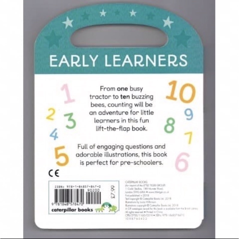 Early Learners First Numbers boardbook Board Book