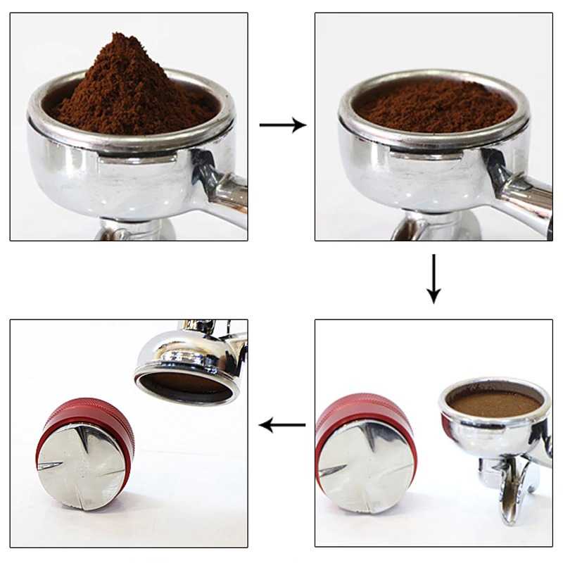 One Two Cups Tamper Kopi Press Coffee Powder Stainless Steel - 3153