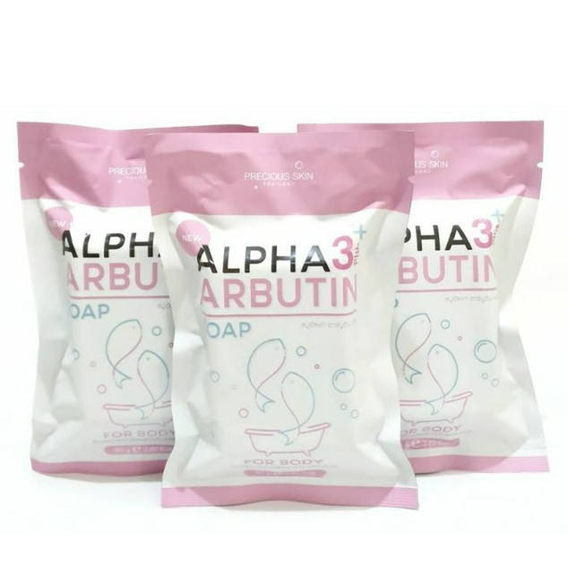 ALPHA ARBUTIN 3+ Plus Collagen Whitening Soap / Alpha Arbutin 3 Plus Soap 80 gr