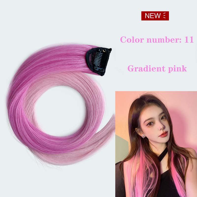 1pc Wig / Rambut Palsu Sambung Model Korea Untuk Wanita