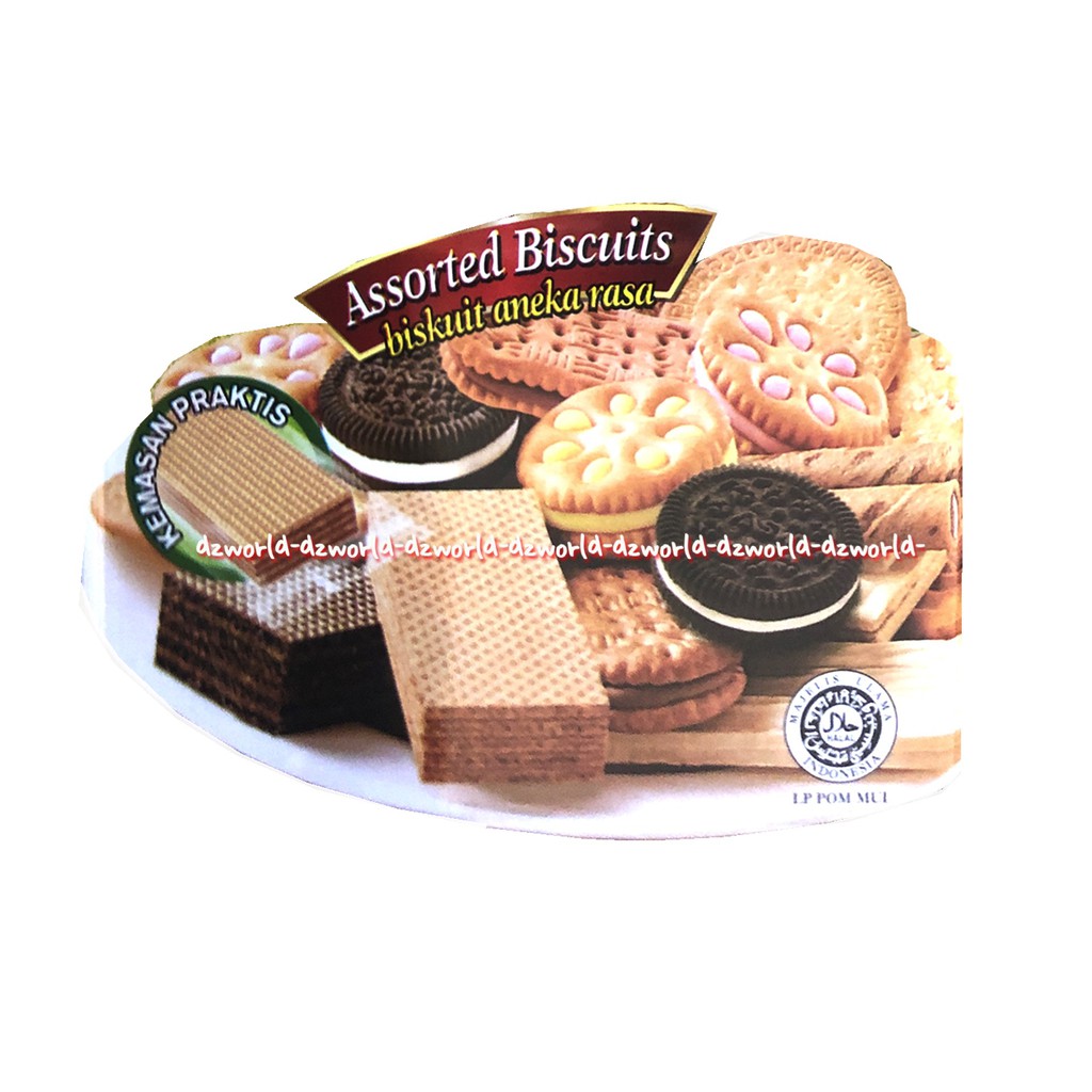 Hatari Assorted BIscuits 700gr Biskuit Aneka Rasa Biskuit Kaleng Wafer Cookies Kukis Hattari Atari Aneka Rasa Biskuit