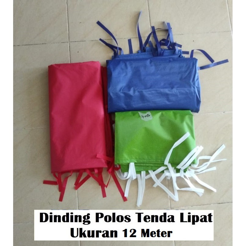 Terpal Dinding Polos Tenda 12 Meter