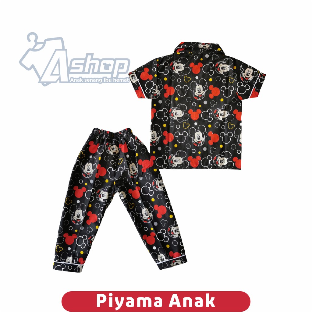 Baju Tidur Anak / Piyama Anak Karakter Minnie Mouse