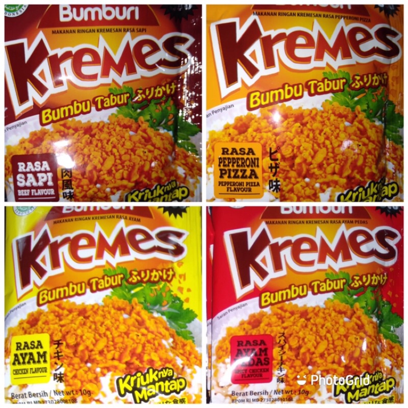 

Bumburi Kremes isi 40 sachet